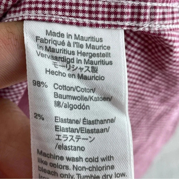 J. Crew Mens Size XL Flex washed slim untucked button down shirt 1424 - Picture 2 of 8